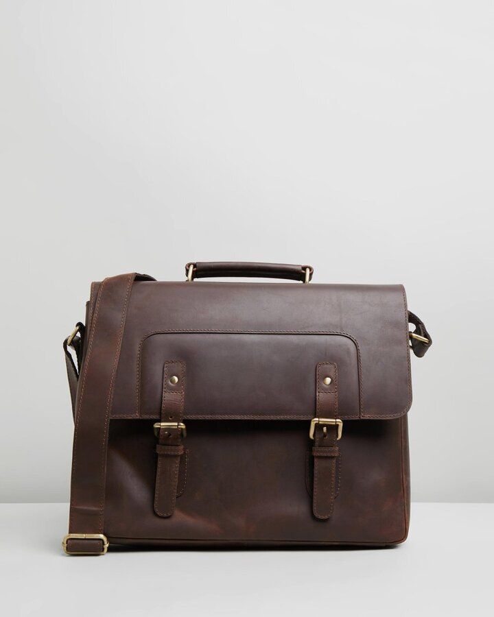 Alfie Leather Satchel