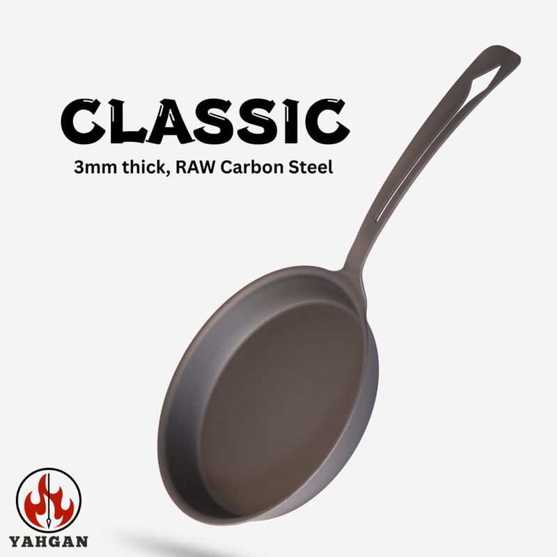 Yahgan Classic Series 26cm Carbon Steel Pan