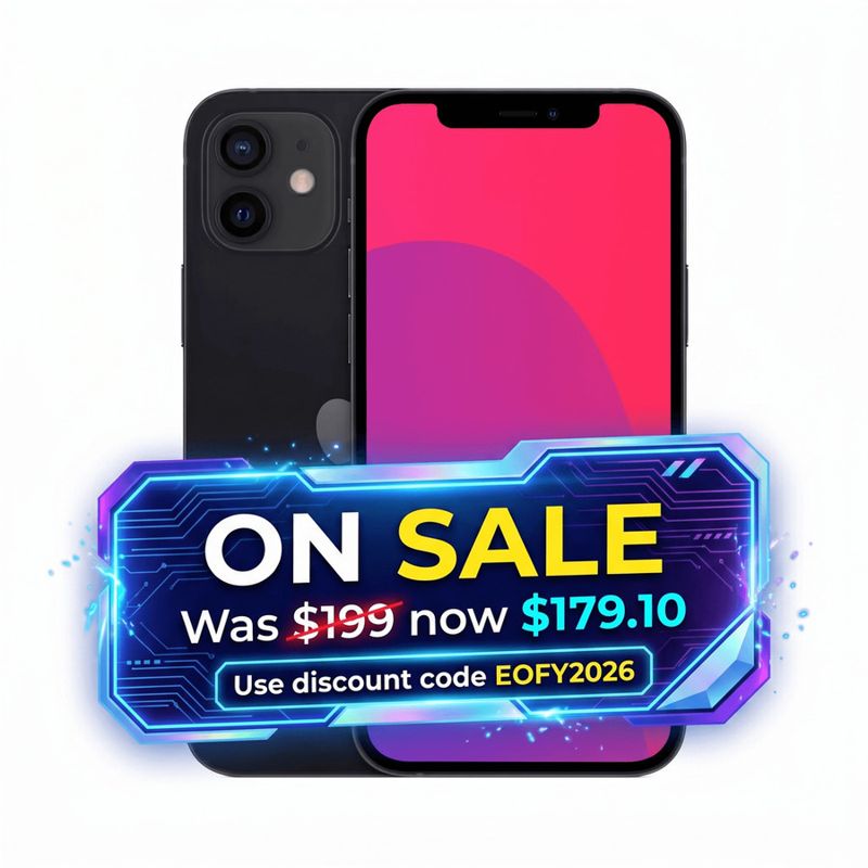 iPhone 12 Mini 64GB翻新$179.10