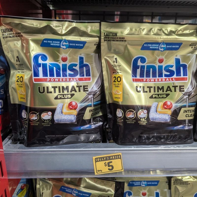 Finish Ultimate Plus Dishwasher Tablets 20 Pack $5