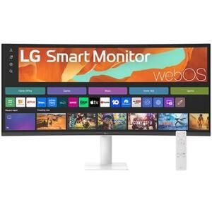 LG 34in UWQHD VA 100Hz Curved Smart Monitor with webOS (34U601SA-W) - Umart.com.au