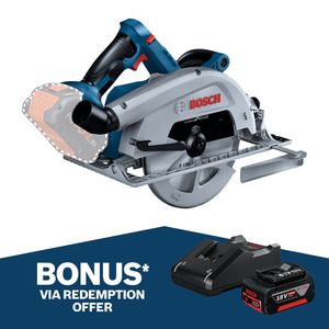 Bosch 18V Pro Brushless Circular Saw with Battery & Charger