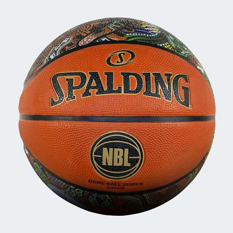 Spalding NBL Series Outdoor Replica Indigenous Game Ball (Brown)