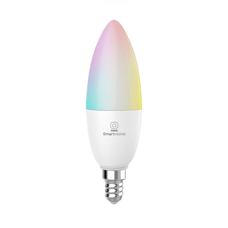Laser 5W Smart RGB Bulb E14 - App & Voice Control