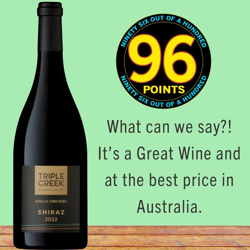 Premium Barossa Shiraz 2022 (96 Points) 12-Pack
