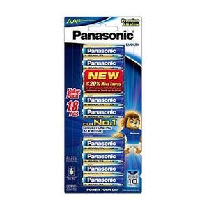 Panasonic Evolta AA Batteries 18-Pack ( S&S)