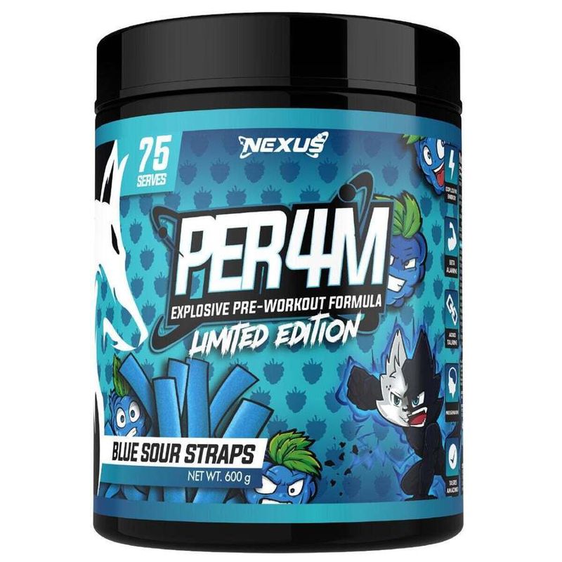 Nexus PER4M Pre-Workout 600g Dual Flavour