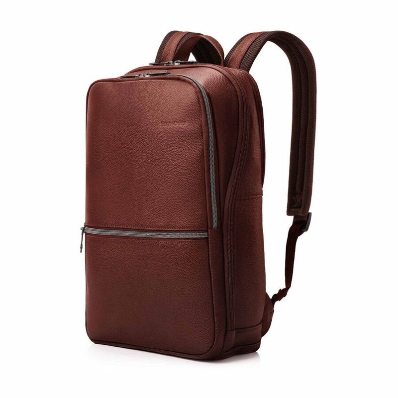 Samsonite Classic Leather Slim Backpack (10% Signup)