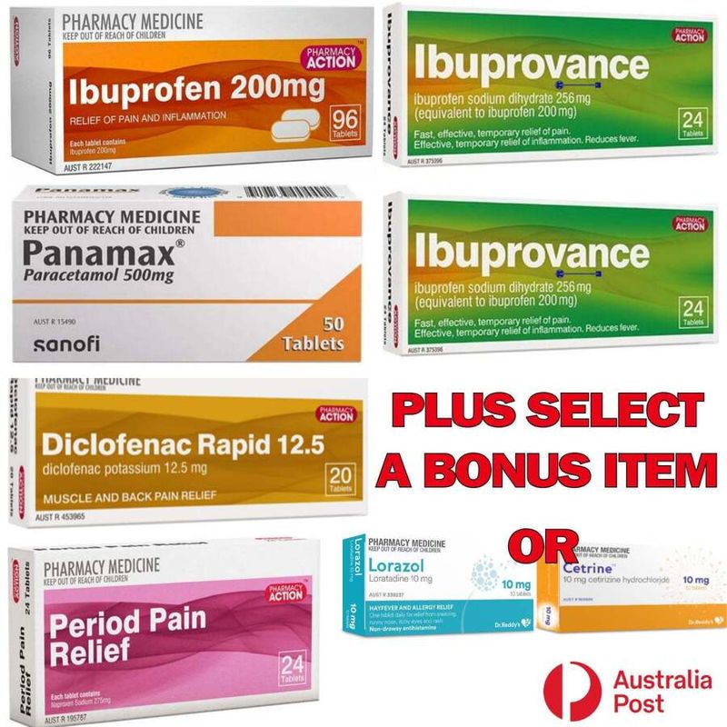Pain Relief Bundle: 5 Medications + Bonus