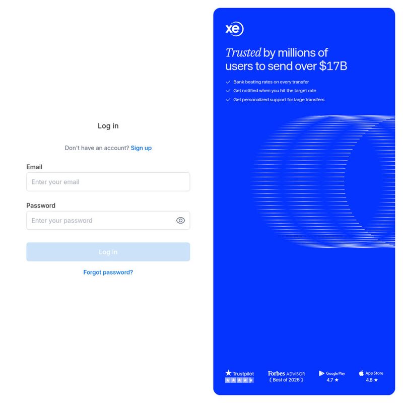 $50 Credit on First Money Transfer (+)