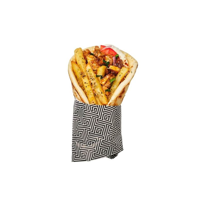 Zeus Street Greek Pita Wrap (Westfield Sydney, Aug 13)