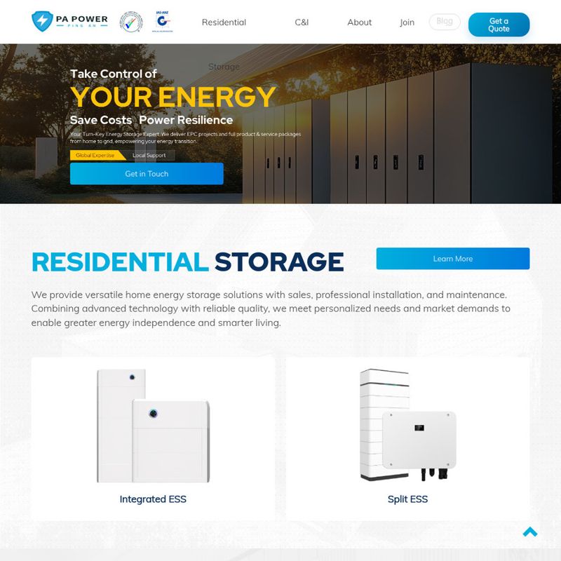 PA Power Solar Battery & Inverter System