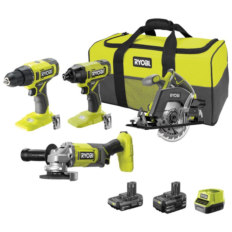 Ryobi 18V ONE+ 4 Piece Kit Free Delivery