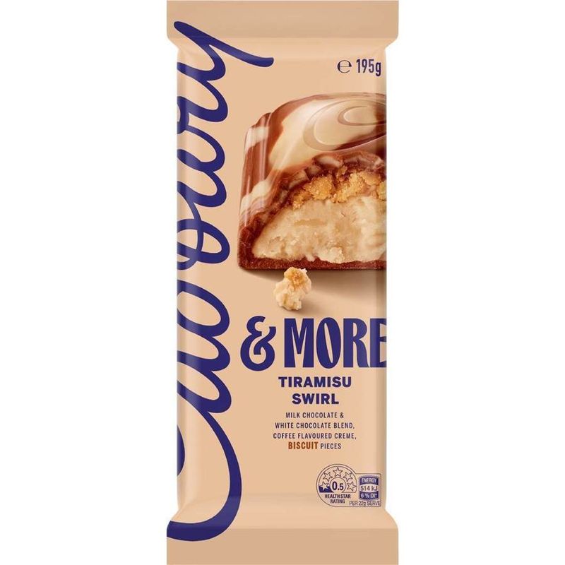 Cadbury & More Chocolate Block 195g