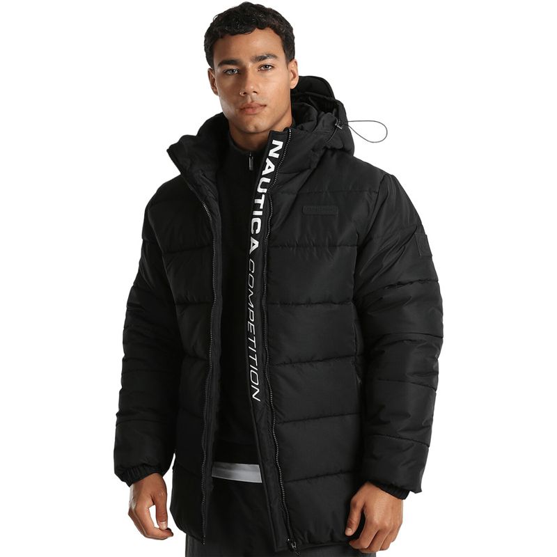 Nautica Men's Puffer Hooded Jacket