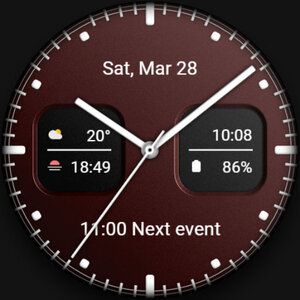 DADAM128 Analog Watch Face