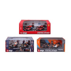 4-Piece Bburago 1:43 Formula Racing Car Gift Pack