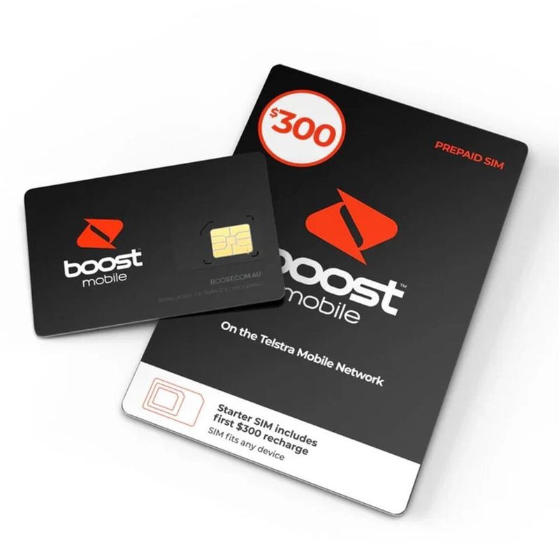 Boost Mobile Prepaid 300 SIM card 365days