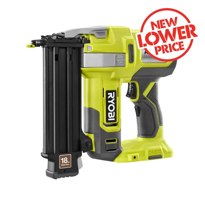 Ryobi 18V ONE+ 18Ga Brad Nailer (Tool Only)