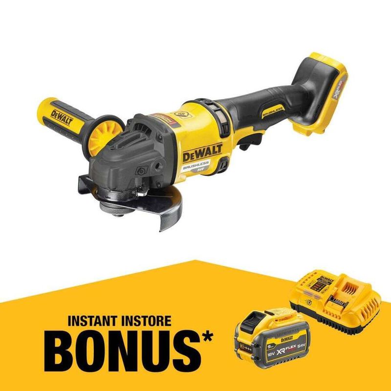 DeWALT 54V FlexVolt Angle Grinder Bundle In-Store