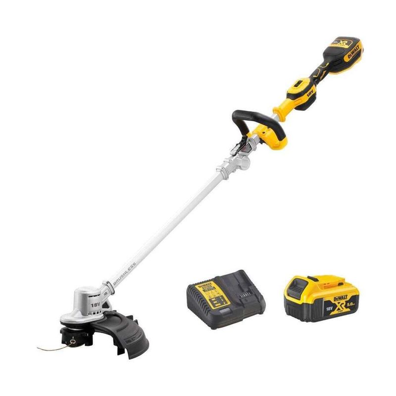 DeWalt 18V XR Brushless Line Trimmer 5.0Ah Kit