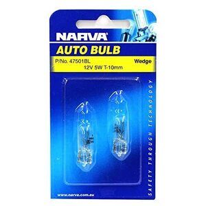 Narva 12V 5W Wedge Globes (2 Pack)