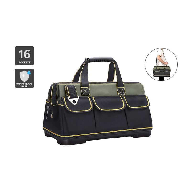 Heavy Duty 410mm Hard Base Tool Bag