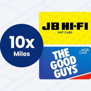10x KrisPay Miles on JB Hi-Fi & The Good Guys Gift Cards