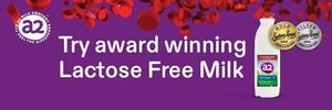 A2 Lactose Free Full Cream Milk 1L - Free