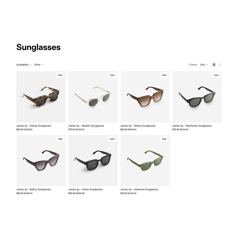James Ay Designer Sunglasses