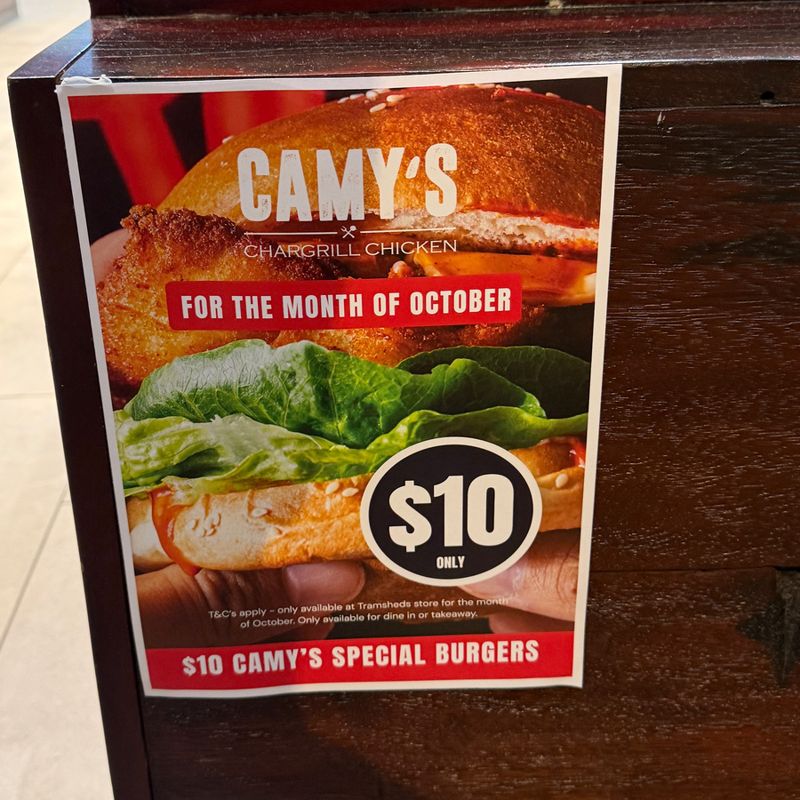 Camy's Special Burger October [NSW]