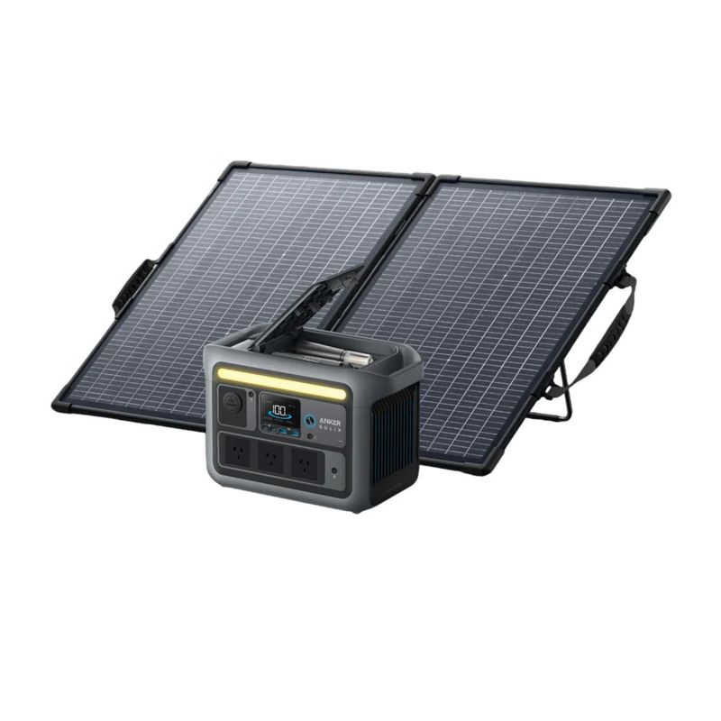 Anker SOLIX C800 Plus + 100W Solar Panel