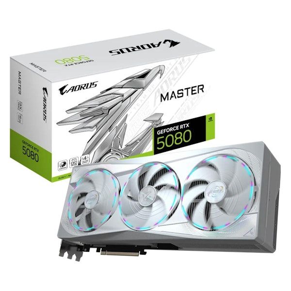 Gigabyte GeForce RTX 5080 AORUS MASTER ICE 16GB GDDR7