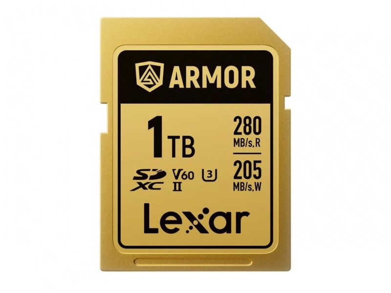 Lexar Pro 1TB 270Mbs GOLD SD Card V60 UHSII