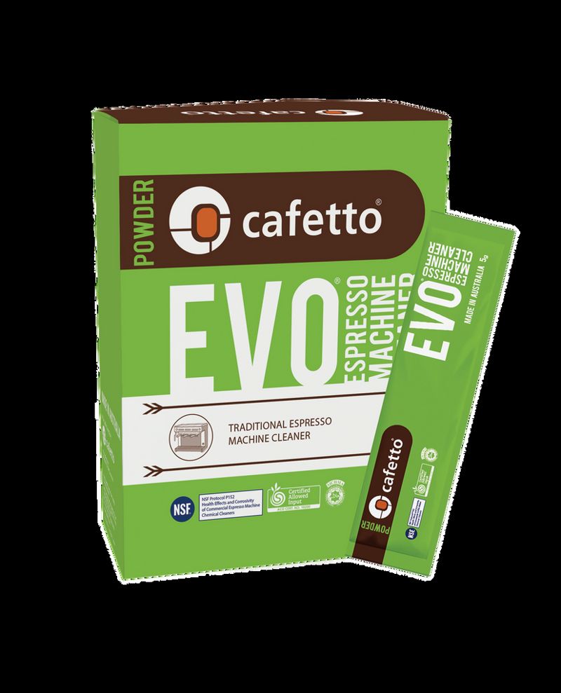 Cafetto Evo Espresso Machine Cleaner Powder - 12 X 5G Sachet