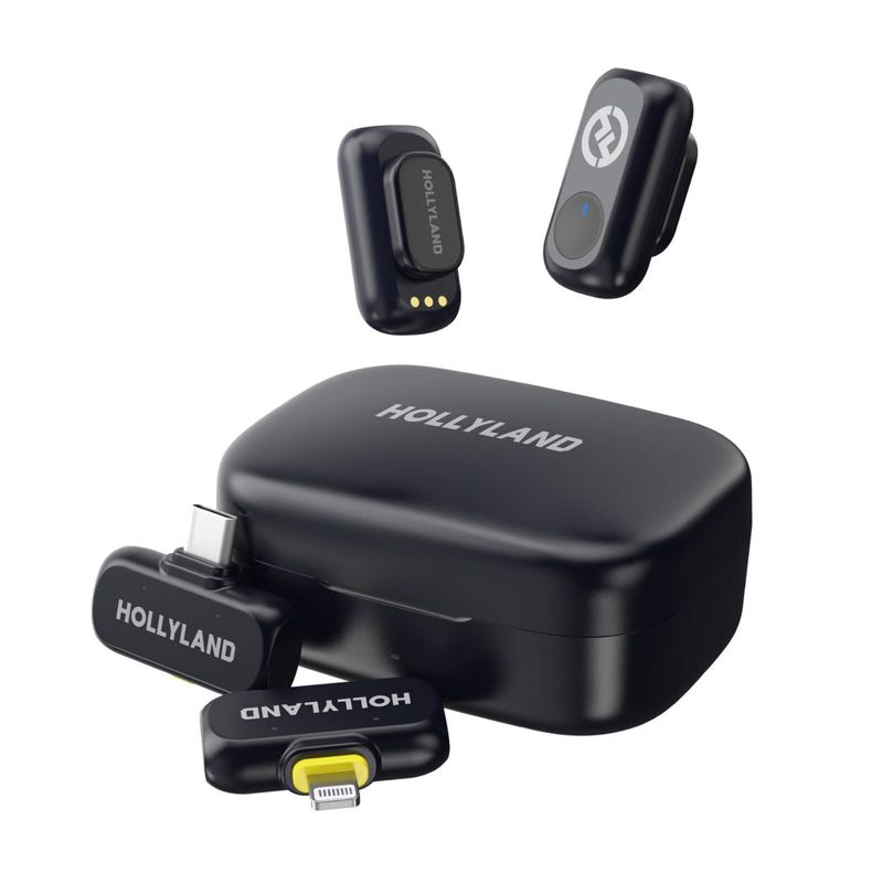 Hollyland Lark A1 Wireless Microphone Kit for Smartphones (Black)