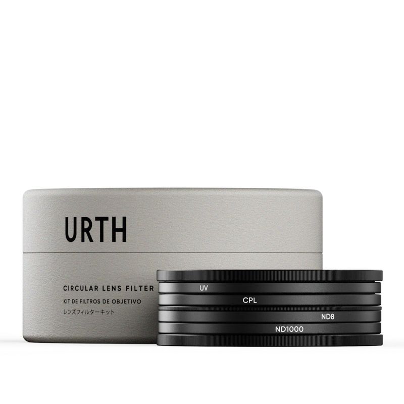 Urth 52mm UV, Circular Polarizing (CPL), ND8, ND1000 Lens Filter Kit (Plus+)