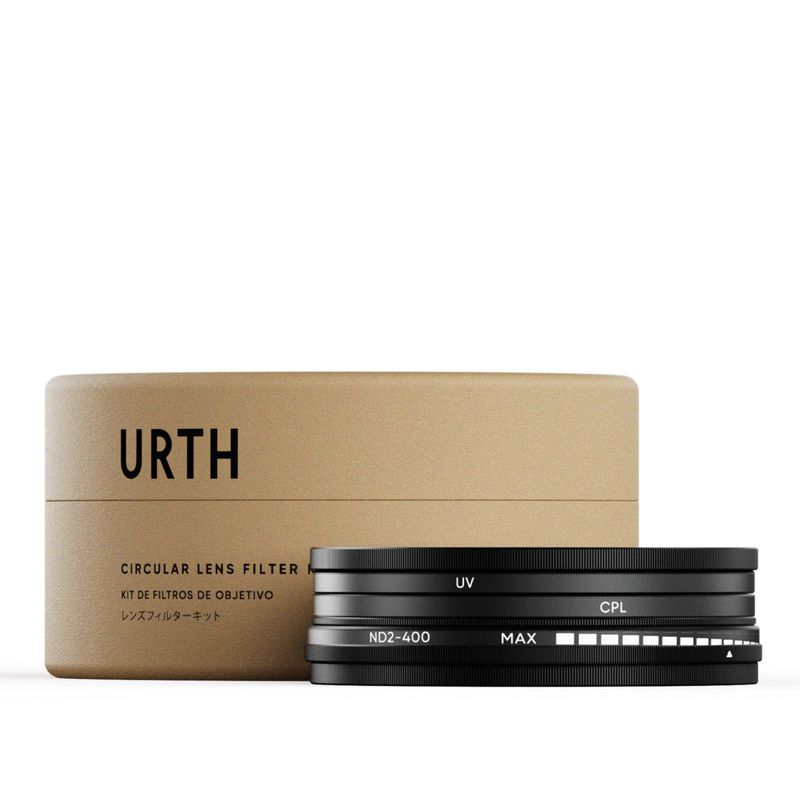 Urth 49mm UV, Circular Polarizing (CPL), ND2-400 Lens Filter Kit