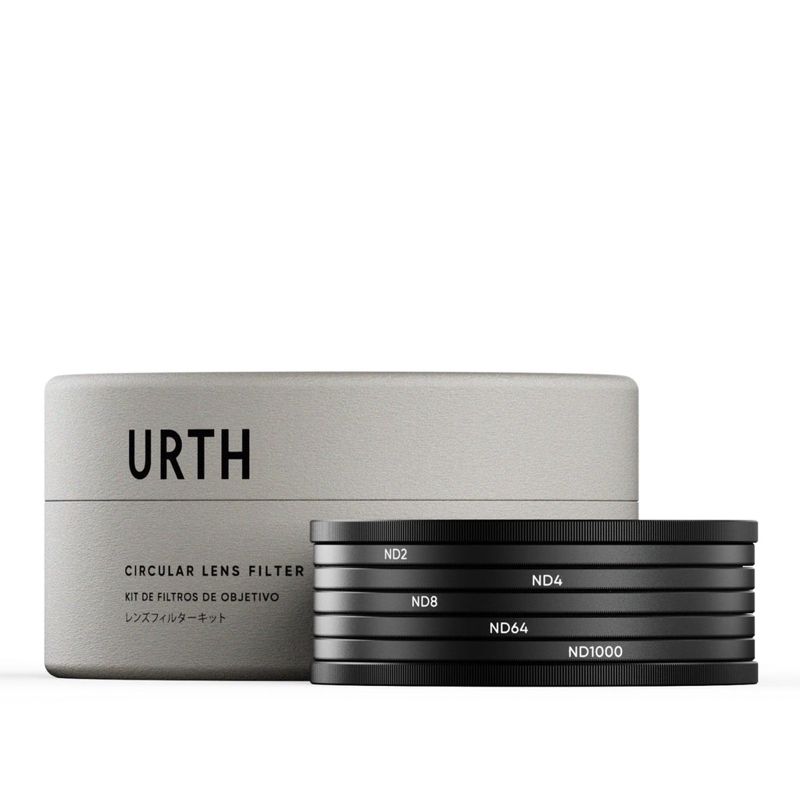 Urth 77mm ND2, ND4, ND8, ND64, ND1000 Lens Filter Kit (Plus+)