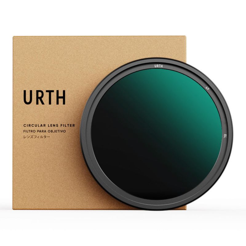 Urth 49mm ND2-400 (1-8.6 Stop) Variable ND Lens Filter