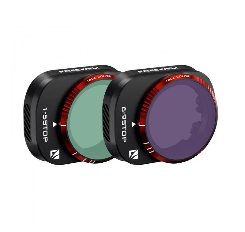 Freewell 2-Pack Varialble Filter Set (VND 1-5 & 6-9 Stop) for DJI Mini 4 Pro