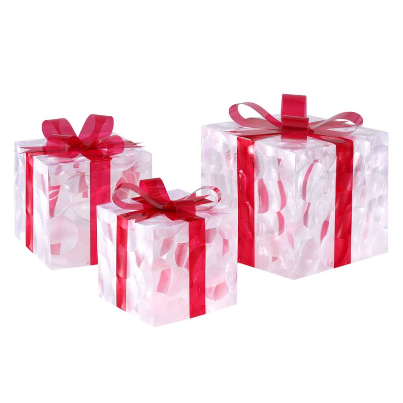 Jingle Jollys Christmas Lights 70 LED Fairy Light Gift Box 3pcs Decorations Set