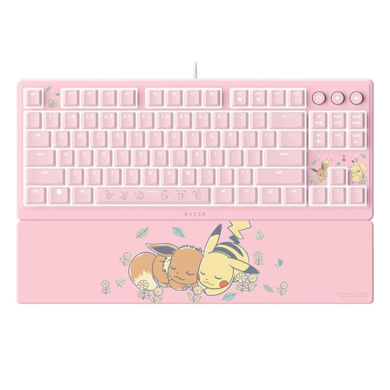Razer Ornata V3 Tenkeyless Low Profile Gaming Keyboard Pikachu / Eevee Edition