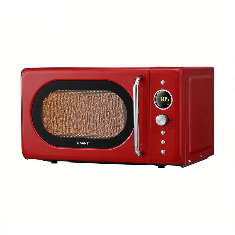 Devanti 20L Microwave Oven 700W Red