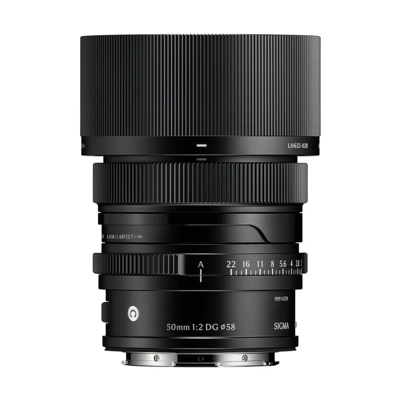 Sigma 50mm f/2 DG Contemporary Lens (L-Mount, Black, 58mm)