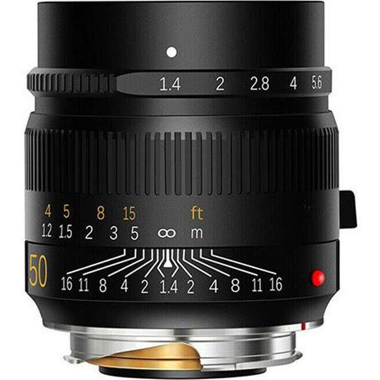 TTArtisan 50mm f/1.4 Leica M Mount Lens Black