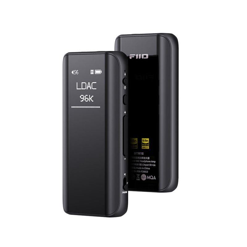 FiiO BTR15 Bluetooth DAC and Headphone Amplifier Black