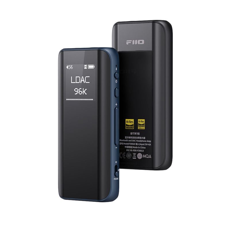 FiiO BTR15 Bluetooth DAC and Headphone Amplifier Blue