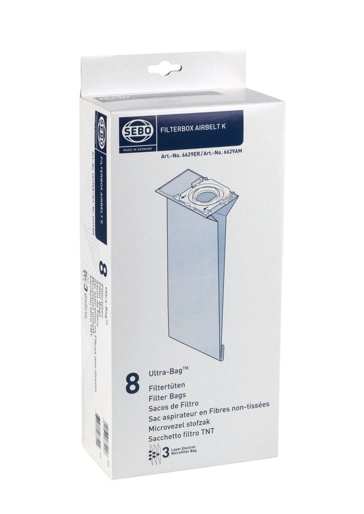 SEBO K3 Premium Vacuum Cleaner Bags 6629ER