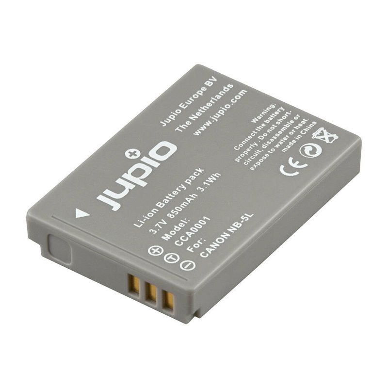 Jupio Li-Ion 3.7V 850mAh Rechargeable Battery For Canon NB-5L Camera